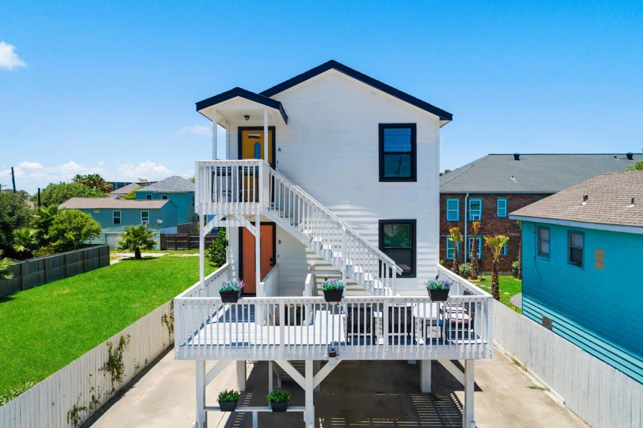 Villa Soleil House - Unit C Galveston Esterno foto